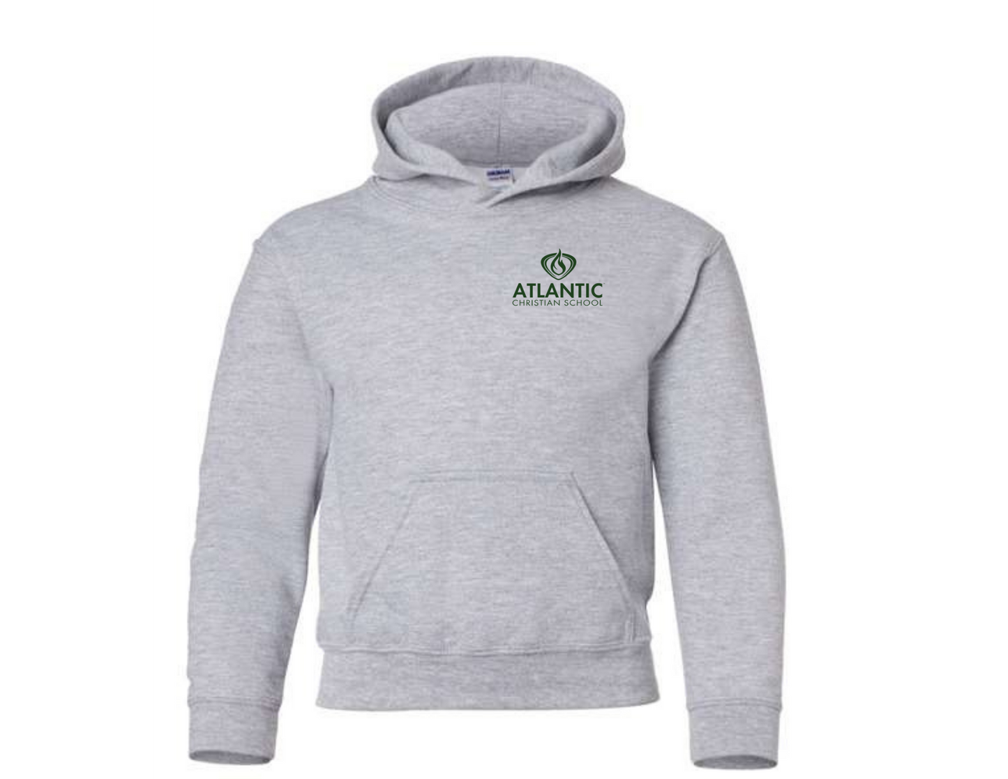 ACS Uniform-Approved Hooded Sweatshirt with small ACS Logo - Available in Gray, Black and Dark Green