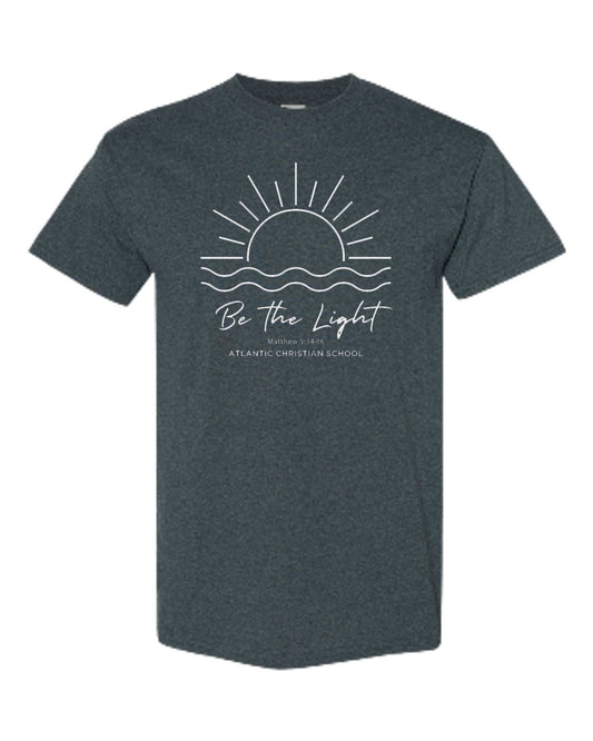 Be The Light Shirt in Heather Dark Gray