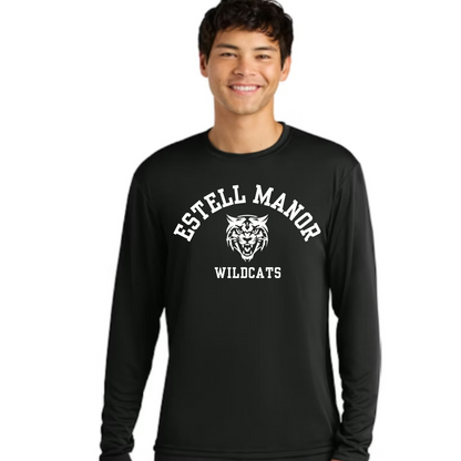 Estell Manor Wildcats Longsleeve Performance Shirt