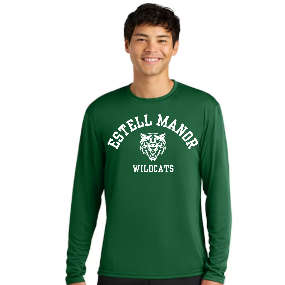 Estell Manor Wildcats Longsleeve Performance Shirt