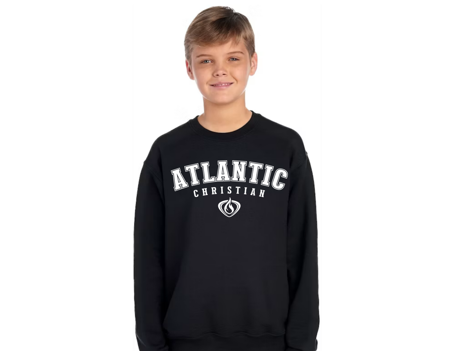 2026 Design 1 - ACS Uniform-Approved Crew Sweatshirt - Available in Gray, Black and Dark Green