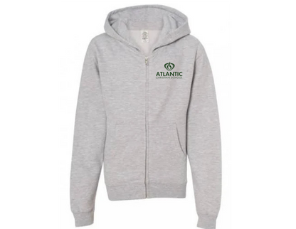 ACS Uniform-Approved Sweatshirt - Zip-Up Hoodie with ACS Logo.  Available in Gray, Black & Dark Green