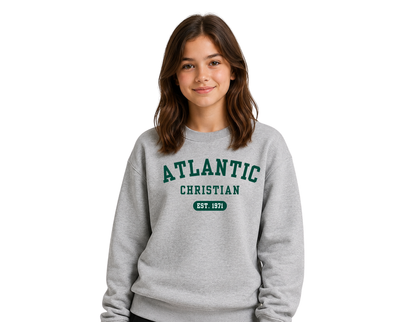 ACS Uniform-Approved Crew Sweatshirt - 2025 Design - Available in Black, Gray and Dark Green