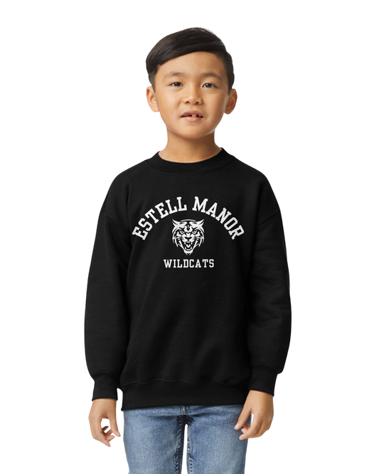 Estell Manor Wildcats Heavy Blend Fleece Crew