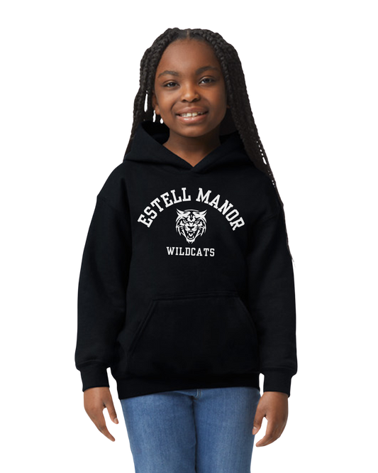 Estell Manor Wildcats Heavy Blend Hooded Sweatshirt